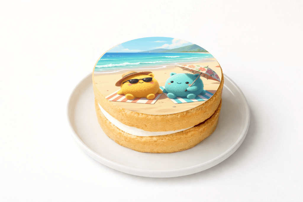 Beach Day Cake - Funny Gift UK
