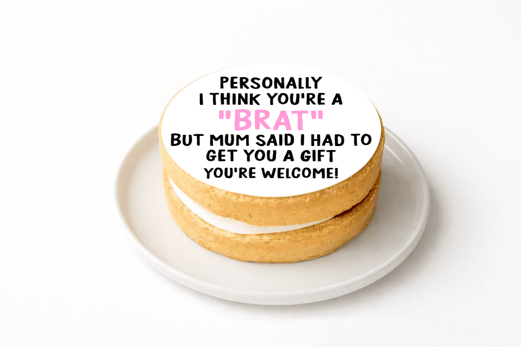 Brat Funny Cake - Funny Gift UK