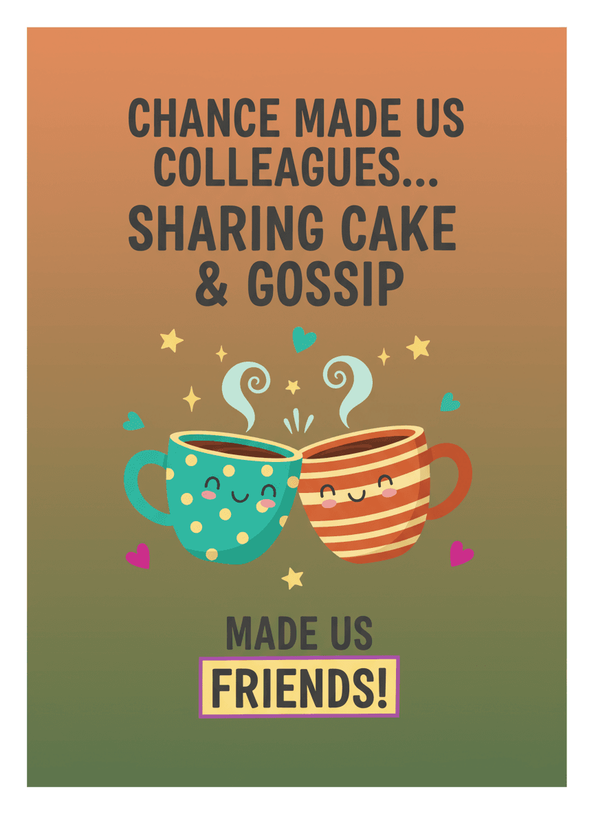 Colleague Friendship Greeting Card