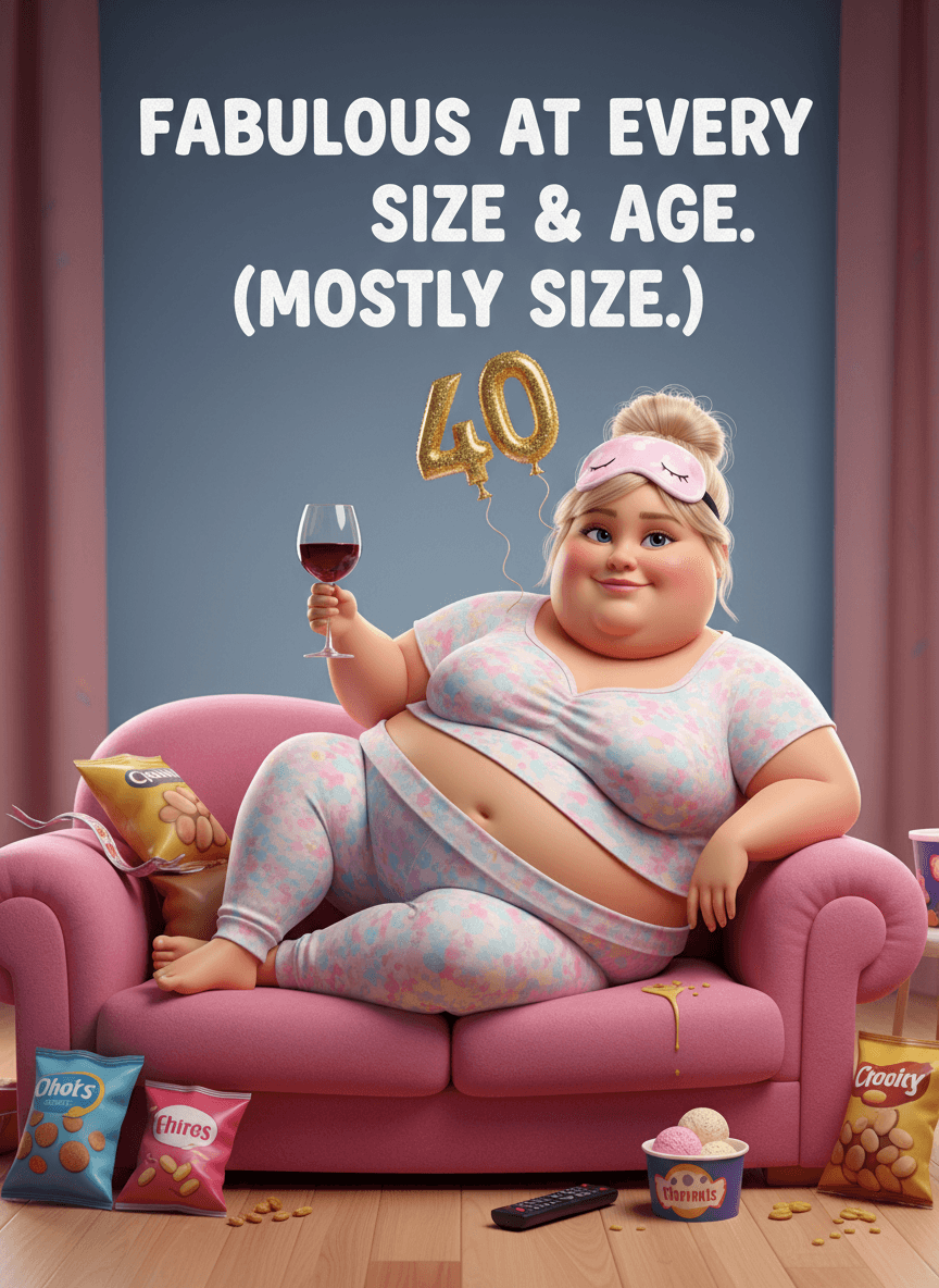 Fabulous 40th Birthday Greeting Card - Funny Gift UK