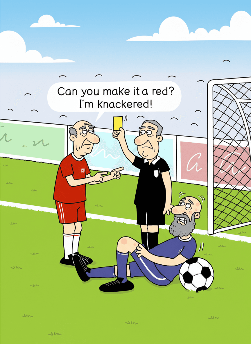 football oldies card - Funny Gift UK