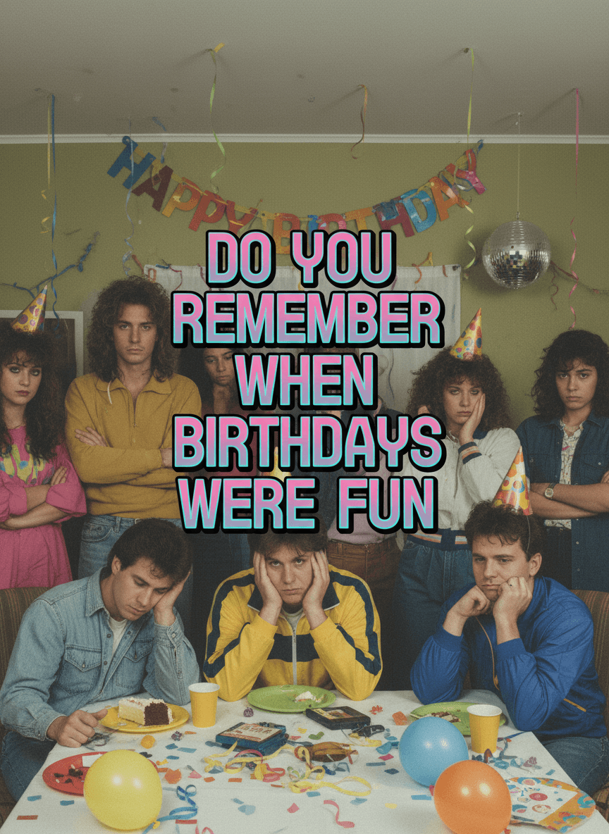 Funny Birthday Card - Remember When Birthdays Were Fun