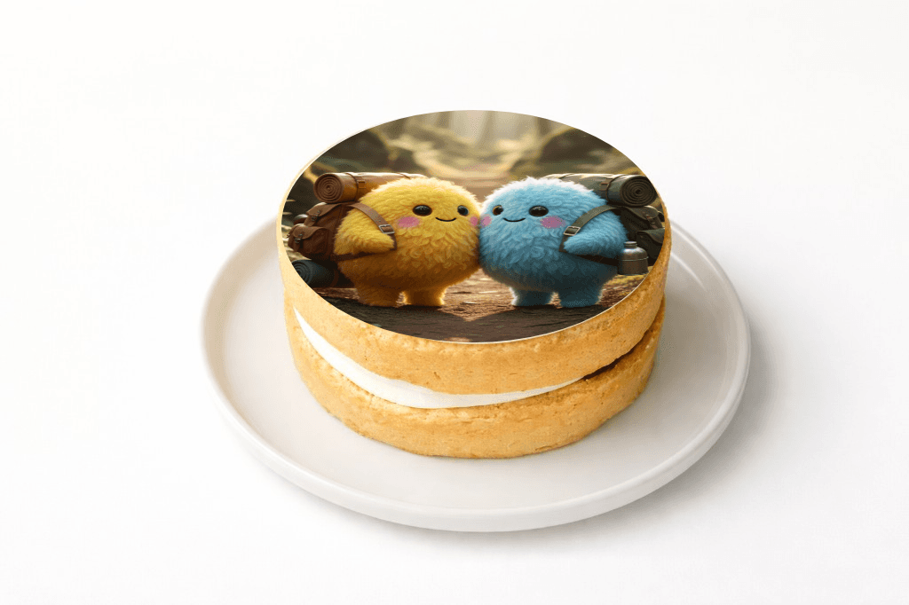 Hiking Buddies Edible Cake - Funny Gift UK