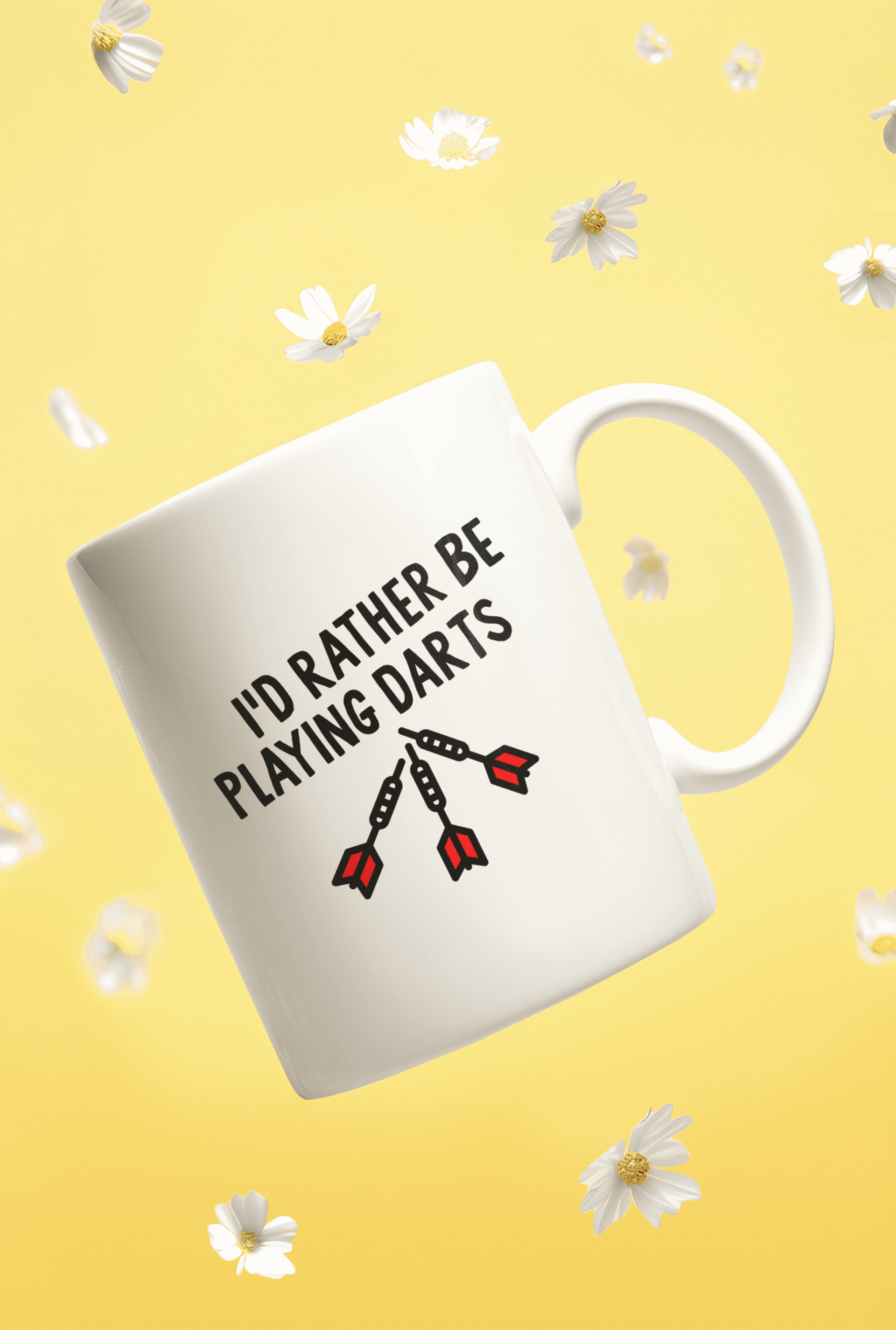 I'd Rather Be Playing Darts Mug - Funny Gift UK