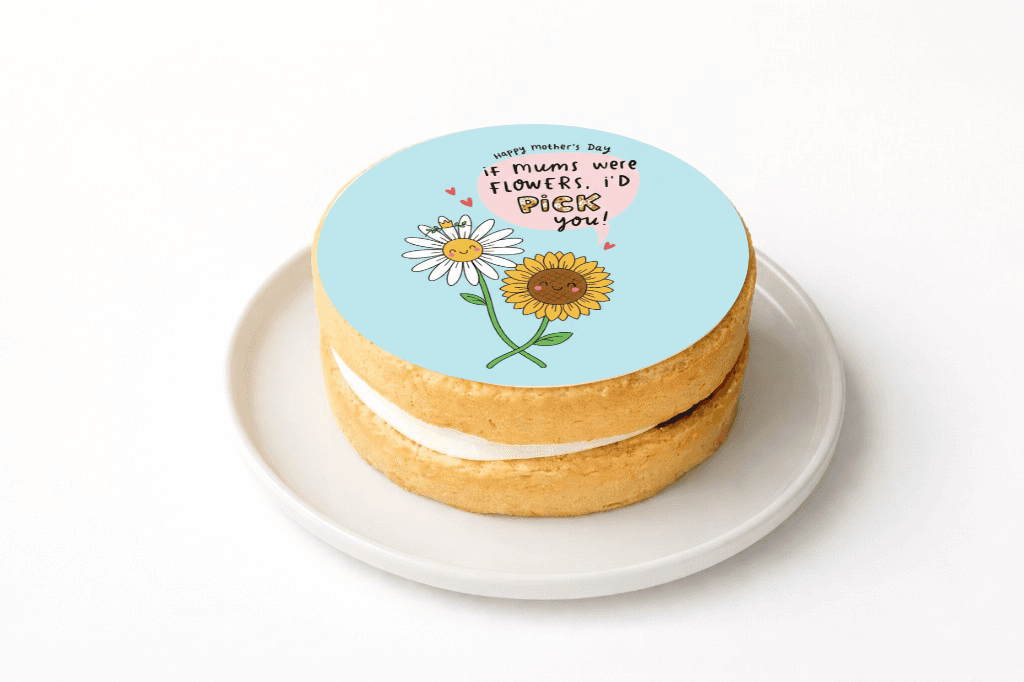 Mother's Day Flower Cake Topper - Funny Gift UK
