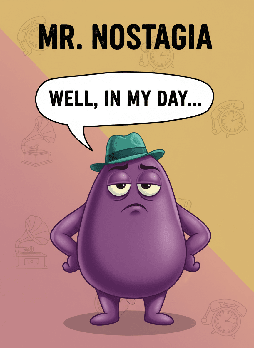 Mr. Nostalgia Birthday Greeting Card