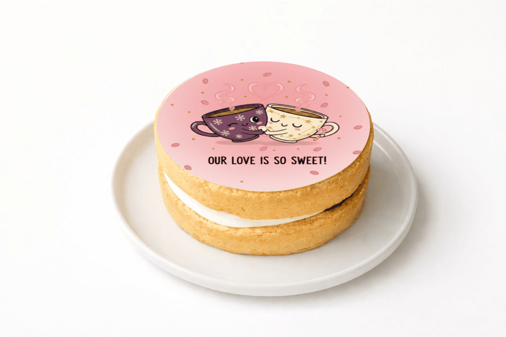 Our Love Is So Sweet Cake - Funny Gift UK