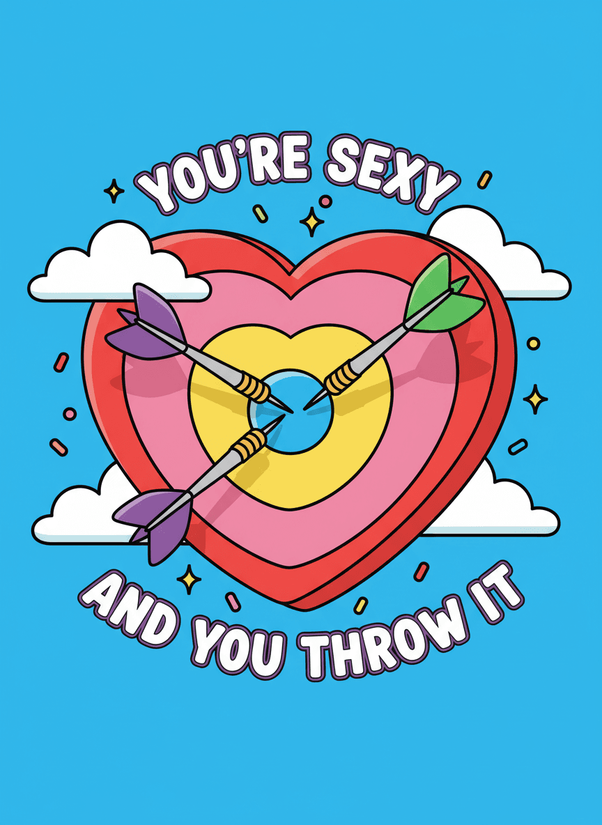 Sexy And You Throw It Valentine's Day Card - Funny Gift UK
