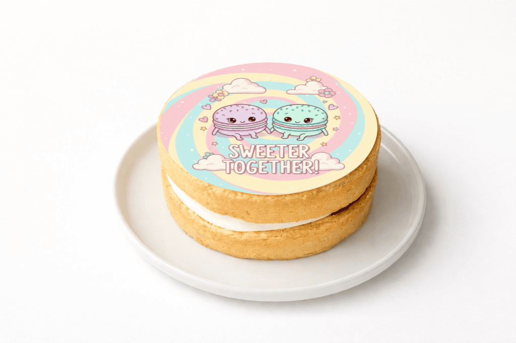 Sweeter Together Macarons Cake - Funny Gift UK