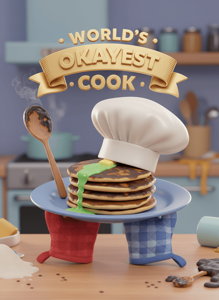 World's Okayest Cook Card