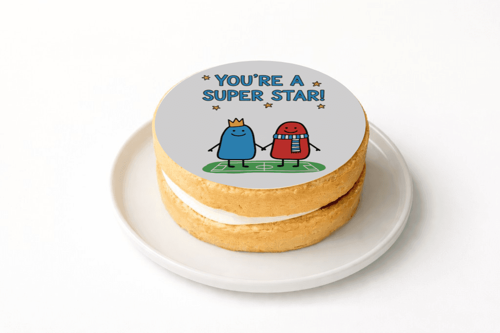 You're a Super Star Cake - Funny Gift UK